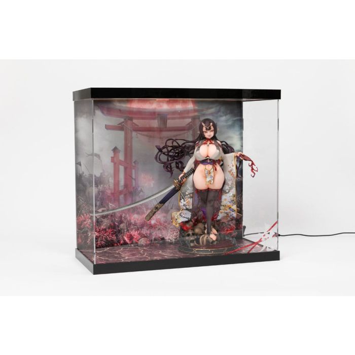 SHINSAI Acrylic Display Case with Lighting Inbina Rasethuhime Saki 39 cm 