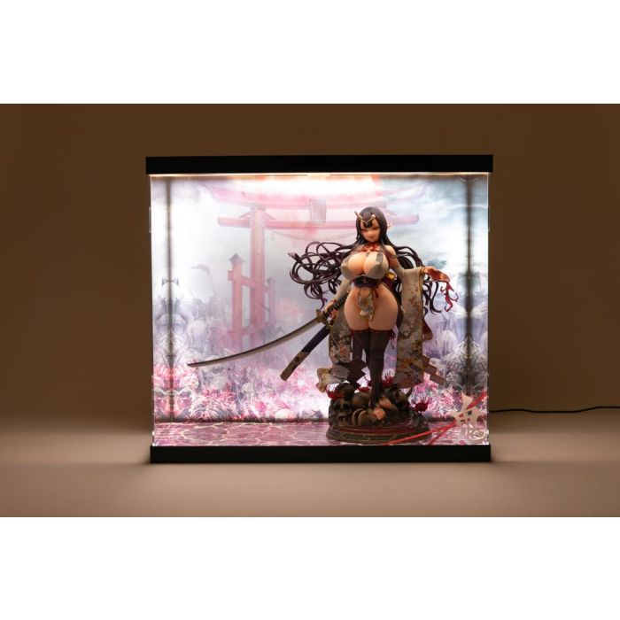 SHINSAI Acrylic Display Case with Lighting Inbina Rasethuhime Saki 39 cm 