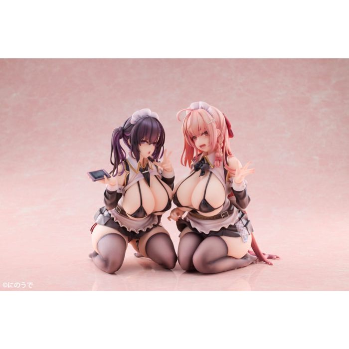 Original Character PVC Statues 1/5 2-Set Koho Miya & Otsuhane Fuwari illustration by Ninoude 18 cm    
