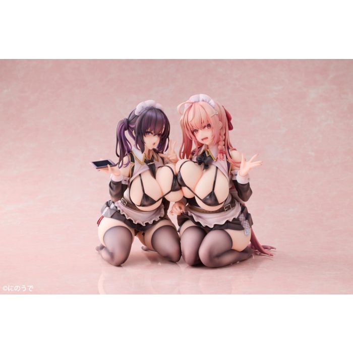 Original Character PVC Statues 1/5 2-Set Koho Miya & Otsuhane Fuwari illustration by Ninoude 18 cm    
