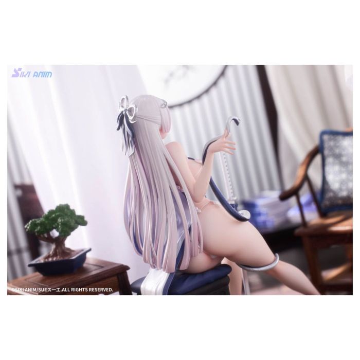 Original Character PVC Statue 1/7 The Color of the Blue - White Snake Normal Edition 20 cm