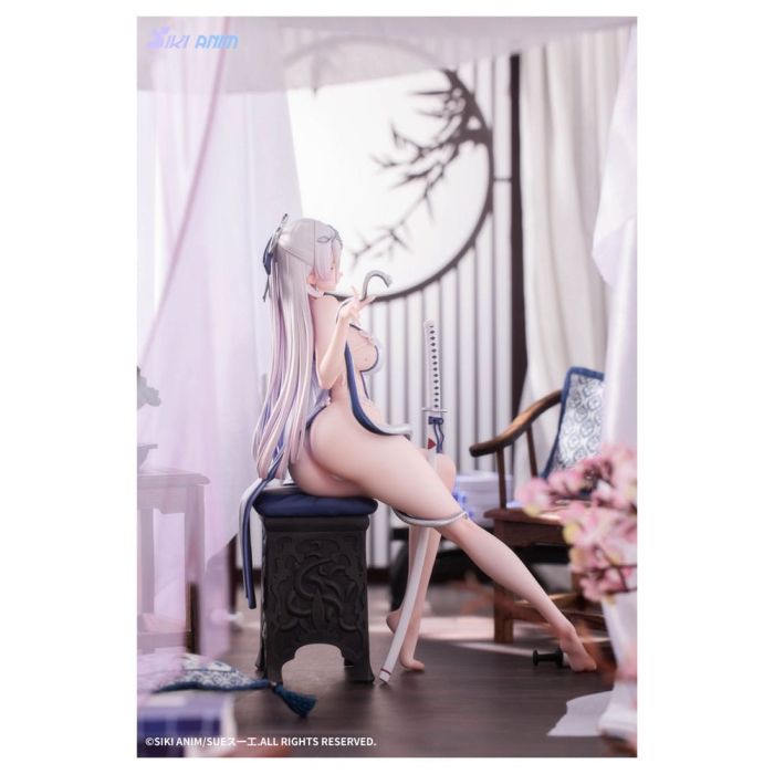 Original Character PVC Statue 1/7 The Color of the Blue - White Snake Normal Edition 20 cm