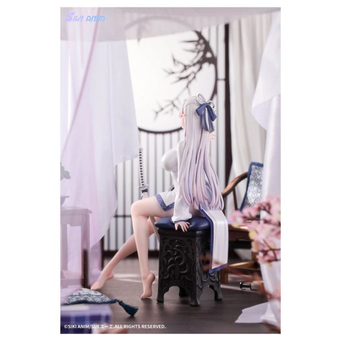 Original Character PVC Statue 1/7 The Color of the Blue - White Snake Normal Edition 20 cm