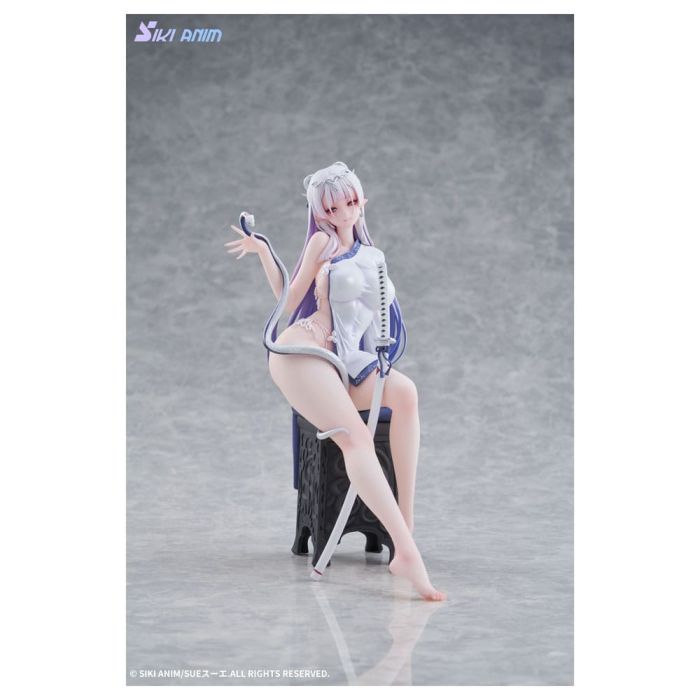 Original Character PVC Statue 1/7 The Color of the Blue - White Snake Deluxe Edition 20 cm