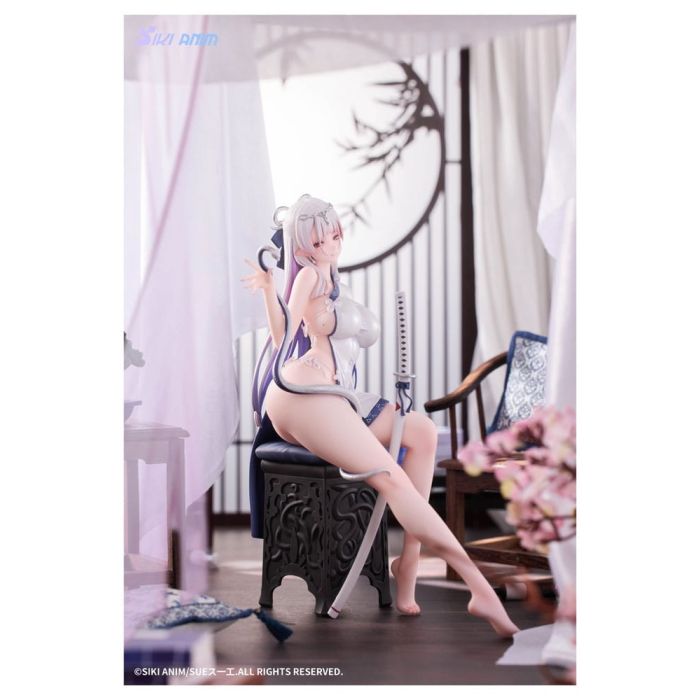 Original Character PVC Statue 1/7 The Color of the Blue - White Snake Deluxe Edition 20 cm