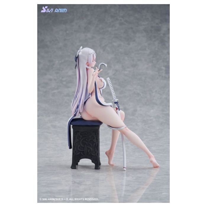 Original Character PVC Statue 1/7 The Color of the Blue - White Snake Deluxe Edition 20 cm