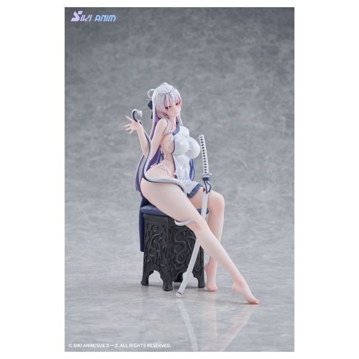 Original Character PVC Statue 1/7 The Color of the Blue - White Snake Deluxe Edition 20 cm