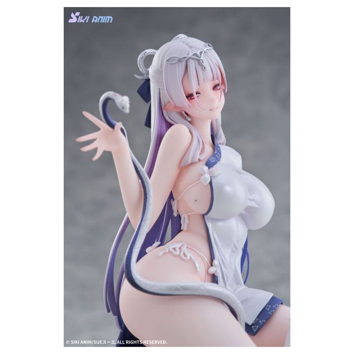 Original Character PVC Statue 1/7 The Color of the Blue - White Snake Deluxe Edition 20 cm