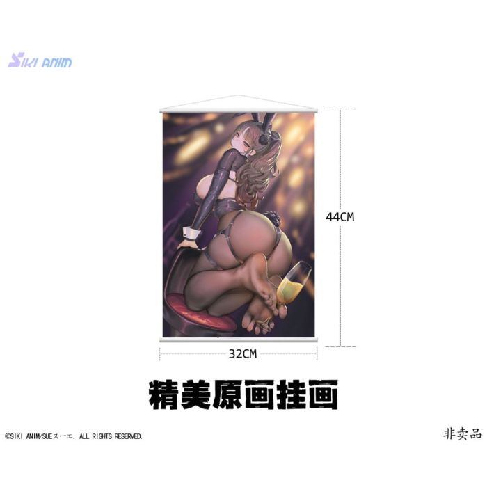 Original Character PVC Statue 1/6 Champagne and Bunny Girl Rose White Stocking Ver. 31 cm 