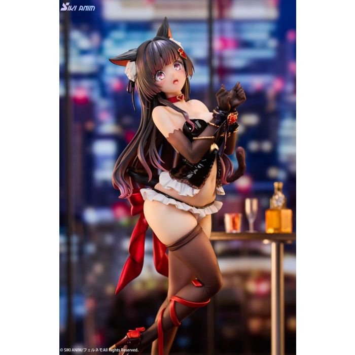 Original Character PVC Statue 1/7 Shibarare Cat Ruhuna-chan 26 cm