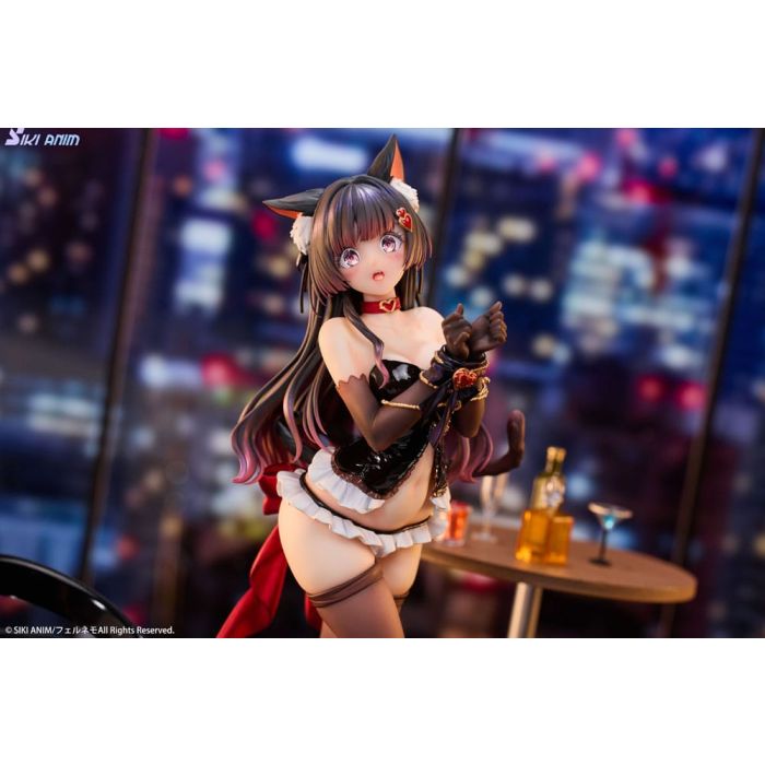 Original Character PVC Statue 1/7 Shibarare Cat Ruhuna-chan Deluxe Edition 26 cm