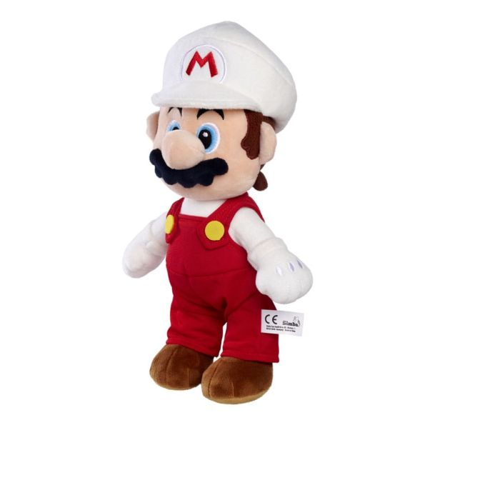 Super Mario Plush Figure Feuer Mario 30 cm 