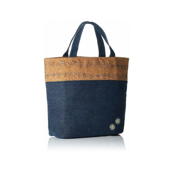 My Neighbor Totoro Lunch Bag cork & denim style Totoro
