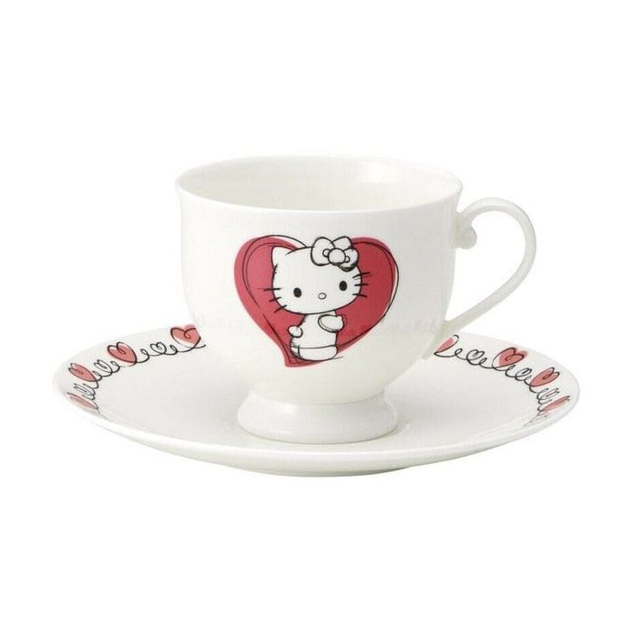 Sanrio Bone China Mug & Plate Set Hello Kitty