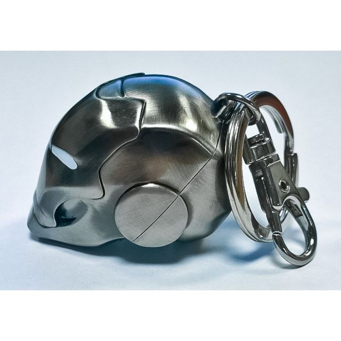 Marvel Comics Metal Keychain Iron Man Helmet Mark II