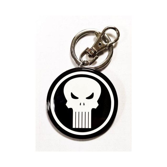 Marvel Comics Metal Keychain Punisher Logo