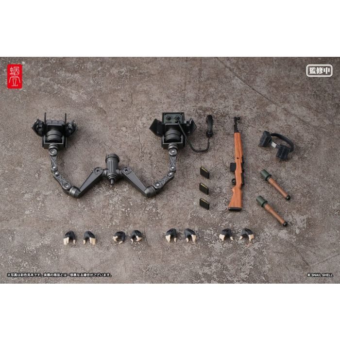 Original Character Action Figure Parts 1/12 Optional Armament Parts Panzer Bunny Anneliese