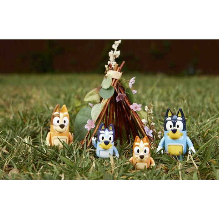 Bluey: Family 4 Piece Figure Set
