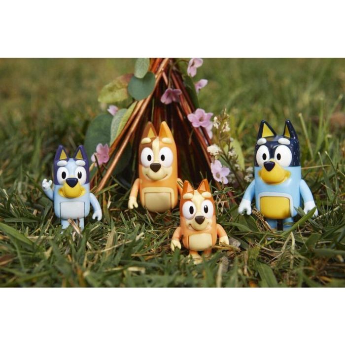 Bluey: Family 4 Piece Figure Set
