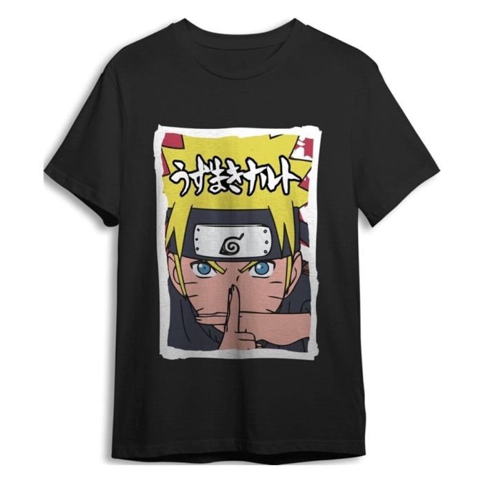Naruto Shippuden T-Shirt X Black Size S