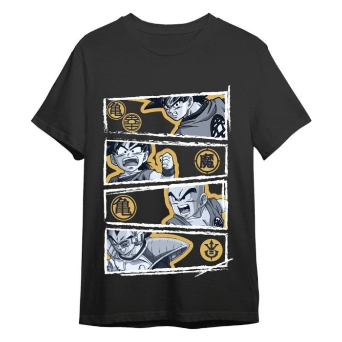 Dragon Ball Z T-Shirt Vegeta Black Size S