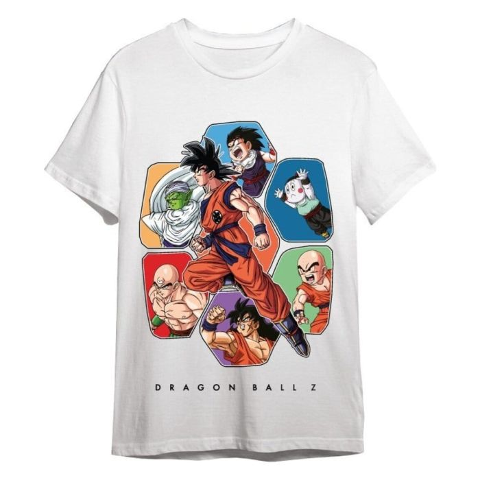 Dragon Ball T-Shirt Friends White Size M