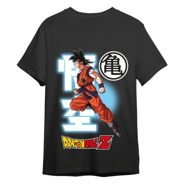 Dragon Ball Z T-Shirt Goku Fly Black Size M