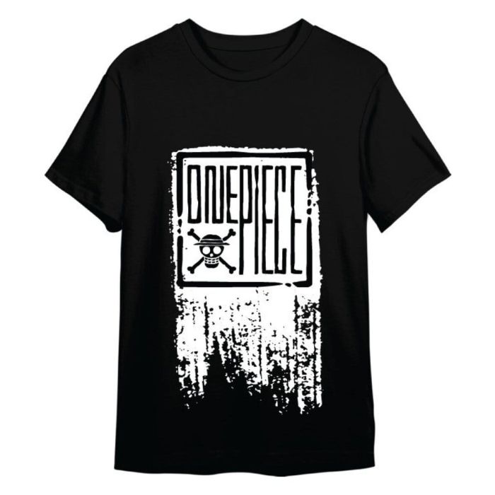 One Piece T-Shirt One Piece Logo Black Size M