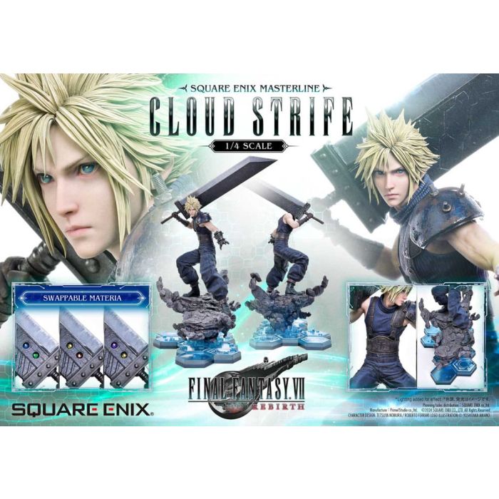 Final Fantasy VII Rebirth Statue 1/4 Cloud Strife 68 cm