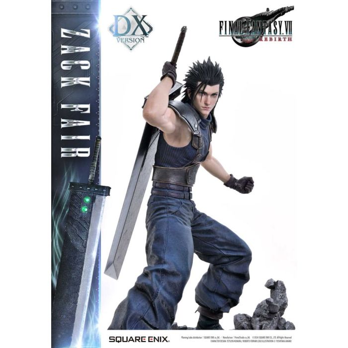 Final Fantasy VII Rebirth Statue 1/4 Zack Fair Deluxe Ver. 57 cm   