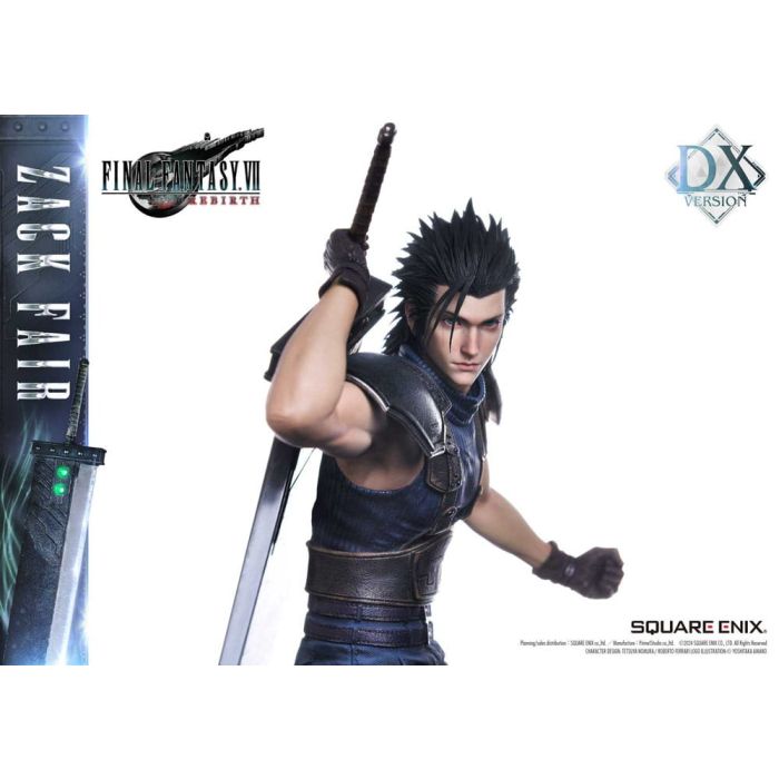 Final Fantasy VII Rebirth Statue 1/4 Zack Fair Deluxe Ver. 57 cm   