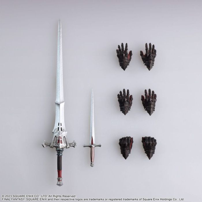 Final Fantasy XVI Bring Arts Action Figure Set Clive Rosfield & Torgal 