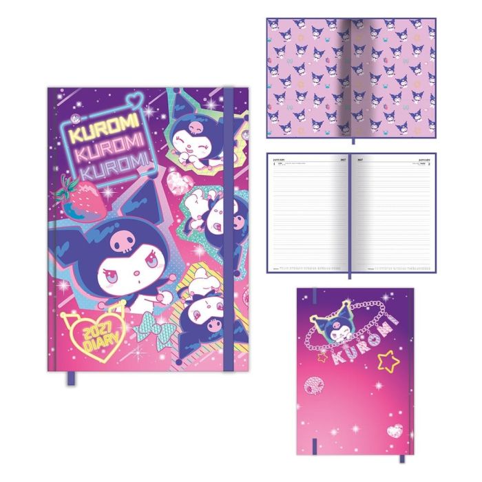 Sanrio A5 DTP Diary 2027 Kuromi