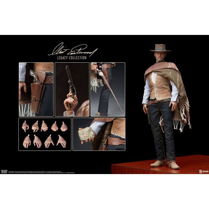 The Good, The Bad and the Ugly Clint Eastwood Legacy Collection Action Figure 1/6 The Man With No Name 30 cm