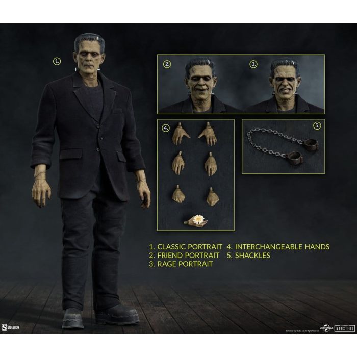Universal Monsters Action Figure 1/6 Frankenstein (Deluxe Edition) 33 cm