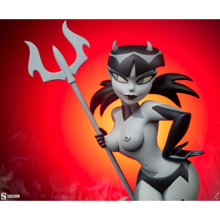 Original Artist Series Statue Devil Girl (Black and White Variant) 30 cm