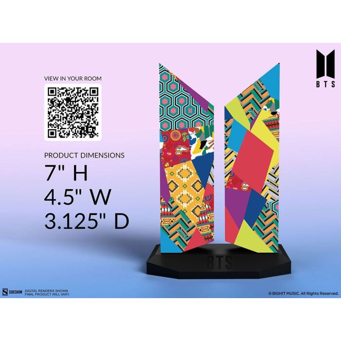 BTS Statue Premium BTS Logo: Idol Edition 18 cm