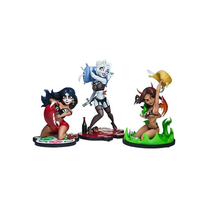 Coffin Comics Designer Statues Set Sleepover In Hell