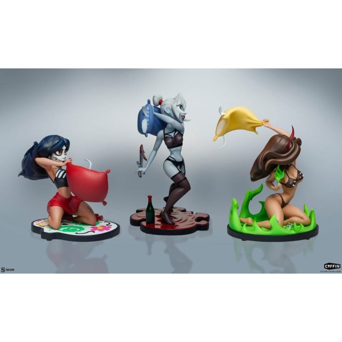 Coffin Comics Designer Statues Set Sleepover In Hell