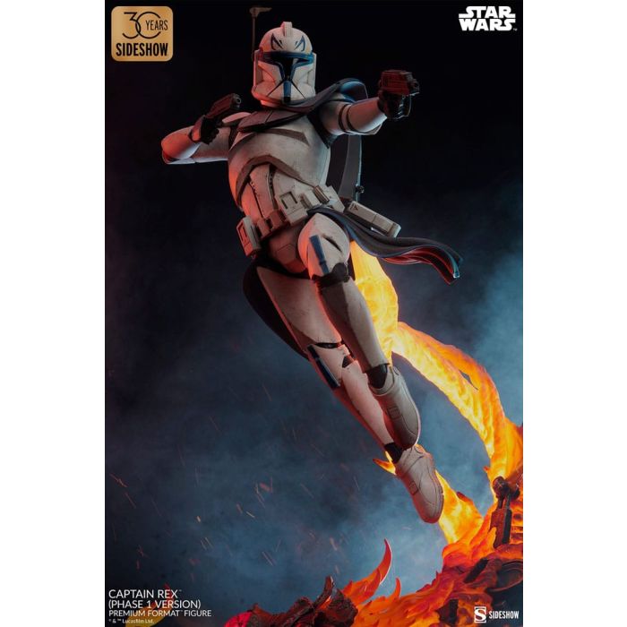 Star Wars Premium Format Figure Captain Rex (Phase 1 Version) Sideshow Exclusive 68 cm
