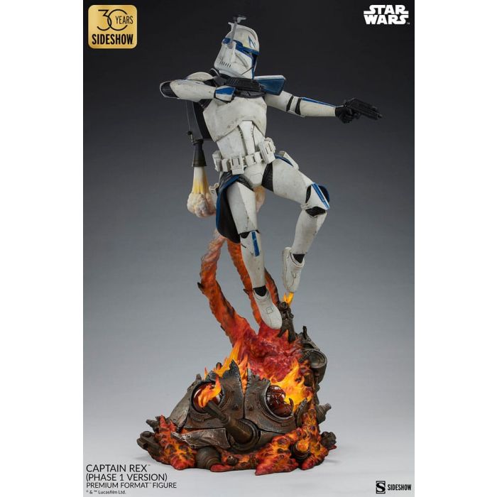 Star Wars Premium Format Figure Captain Rex (Phase 1 Version) Sideshow Exclusive 68 cm