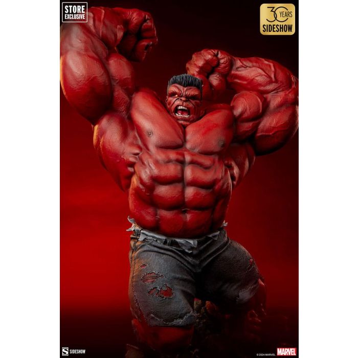 Marvel Premium Format Statue Red Hulk: Thunderbolt Ross 74 cm