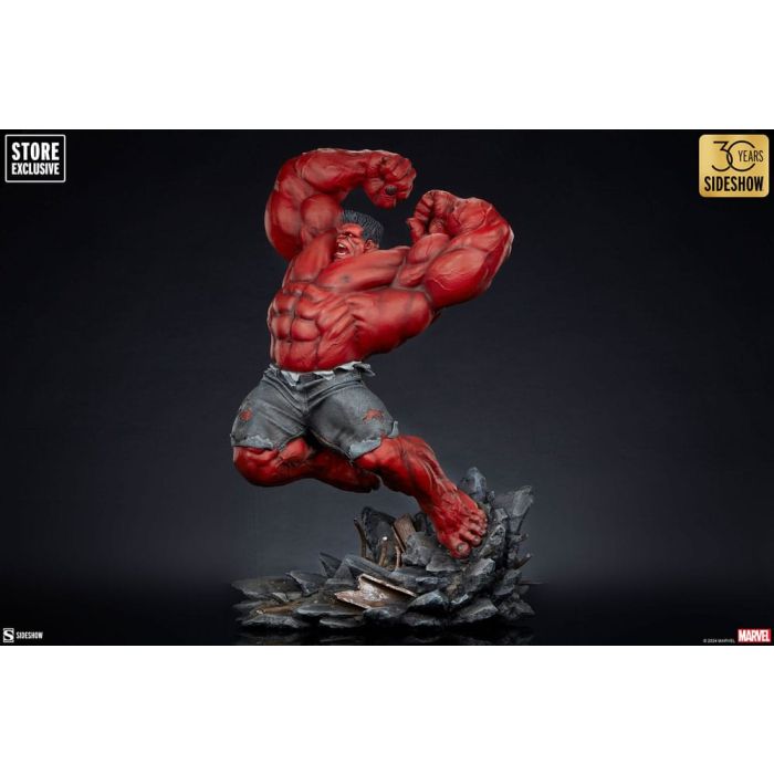 Marvel Premium Format Statue Red Hulk: Thunderbolt Ross 74 cm