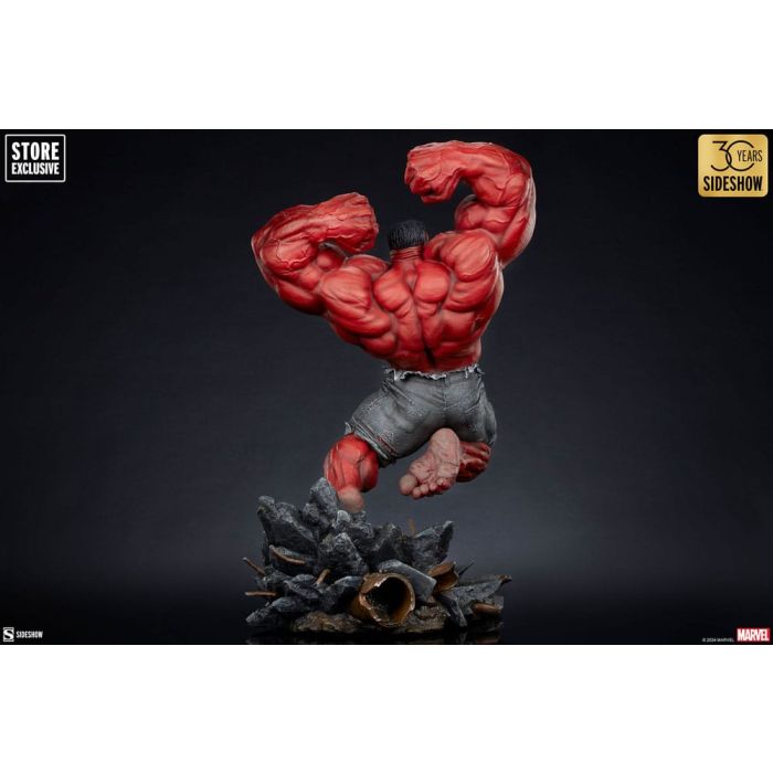 Marvel Premium Format Statue Red Hulk: Thunderbolt Ross 74 cm