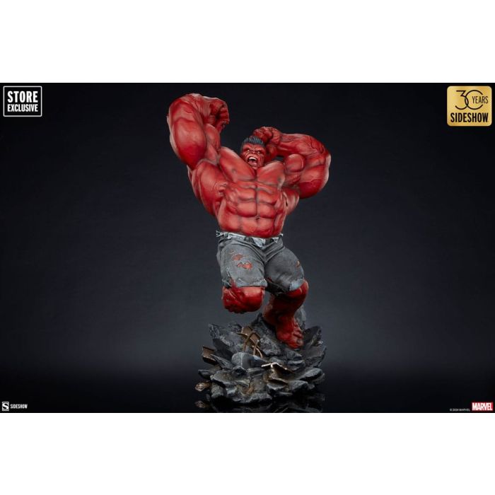 Marvel Premium Format Statue Red Hulk: Thunderbolt Ross 74 cm