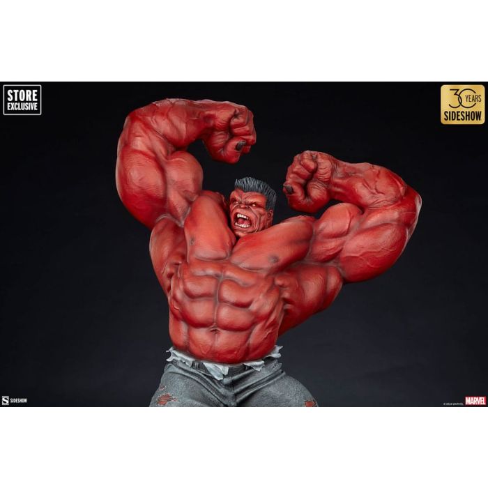 Marvel Premium Format Statue Red Hulk: Thunderbolt Ross 74 cm