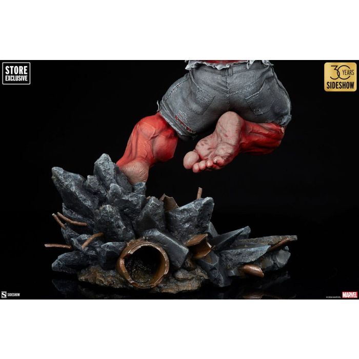 Marvel Premium Format Statue Red Hulk: Thunderbolt Ross 74 cm
