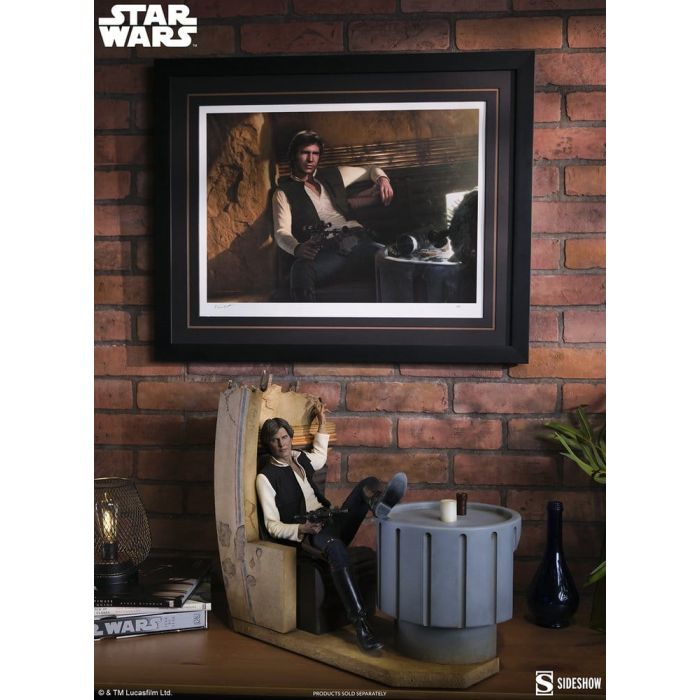 Star Wars Episode IV Mixed Media Premium Format Figure Han Solo: Sorry About the Mess 32 cm