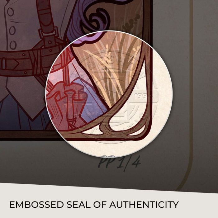 Critical Role Art Print Laura Bailey: 10th Anniversary Art Nouveau Illustrations 46 x 28 cm - unframed