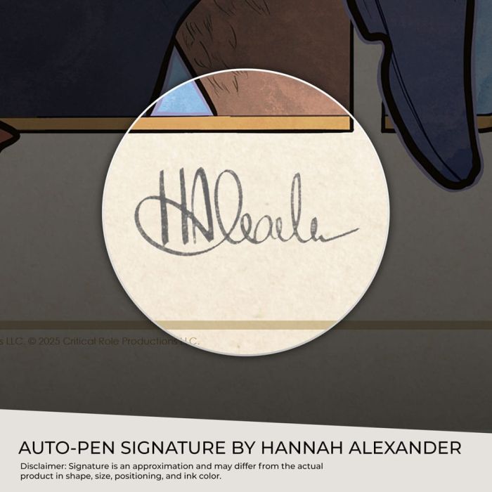 Critical Role Art Print Marisha Ray: 10th Anniversary Art Nouveau Illustrations 46 x 28 cm - unframed